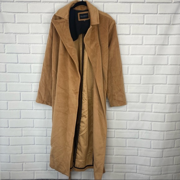 Eloquii Tie Waist Robe Coat size 22 - Picture 2 of 9